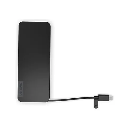 Lenovo 4X11N40212 laptop dockingstation   portreplikator Kabelgebunden USB 3 2 Gen 1  3 1 Gen 1  Type C Schwarz Notebook & Tablet Zubehoer