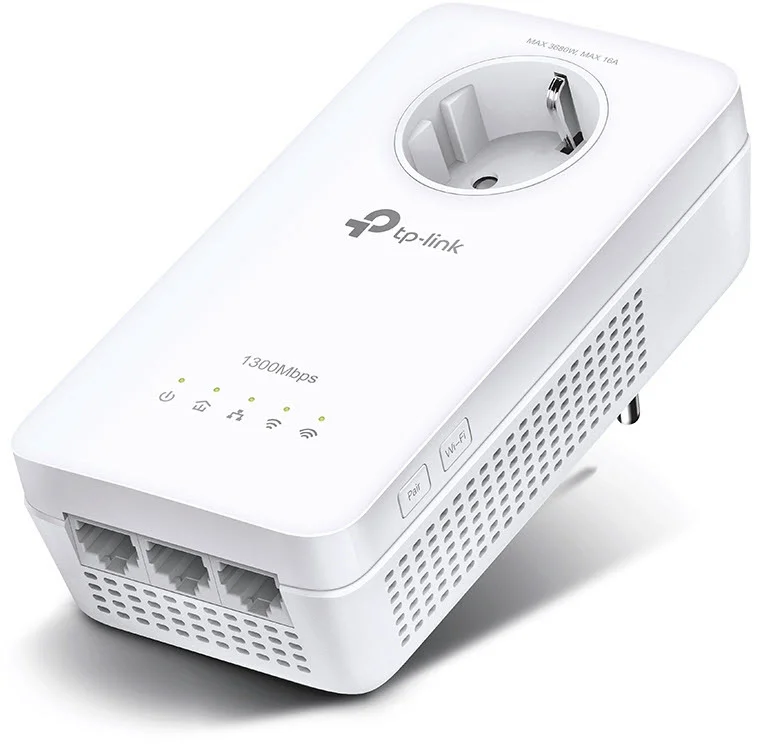 TP Link AV1300 Gigabit Passthrough Powerline ac WLAN Extender Netzwerk