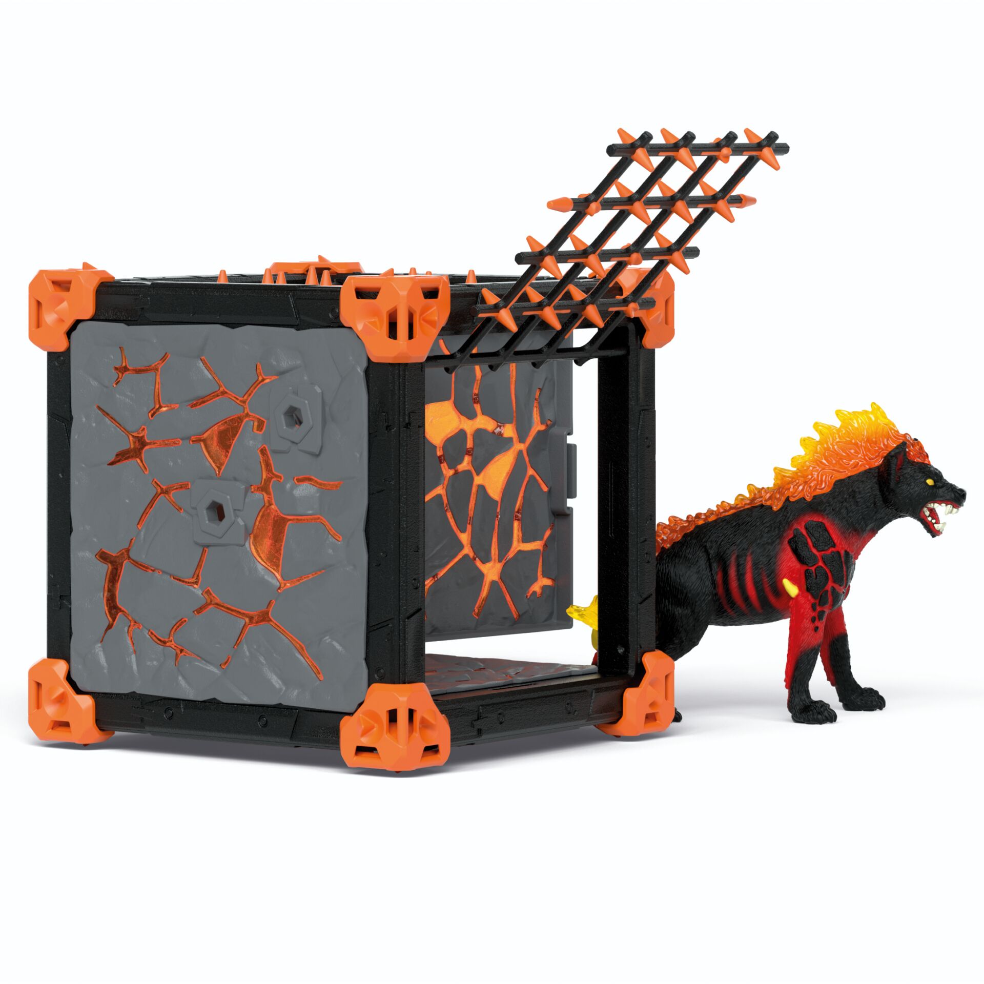 schleich BattleCave Lavahyaene Spielfiguren