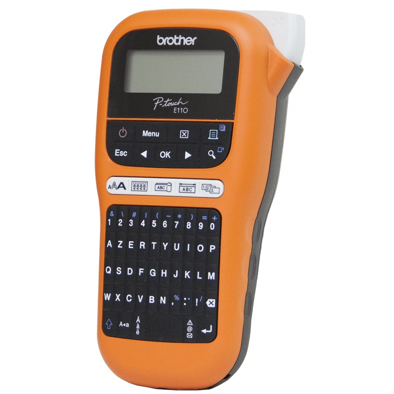 Brother P Touch PT E110VP Beschriftungsgeraet 3 5 6 9 12 mm Value Pack Drucker & Scanner