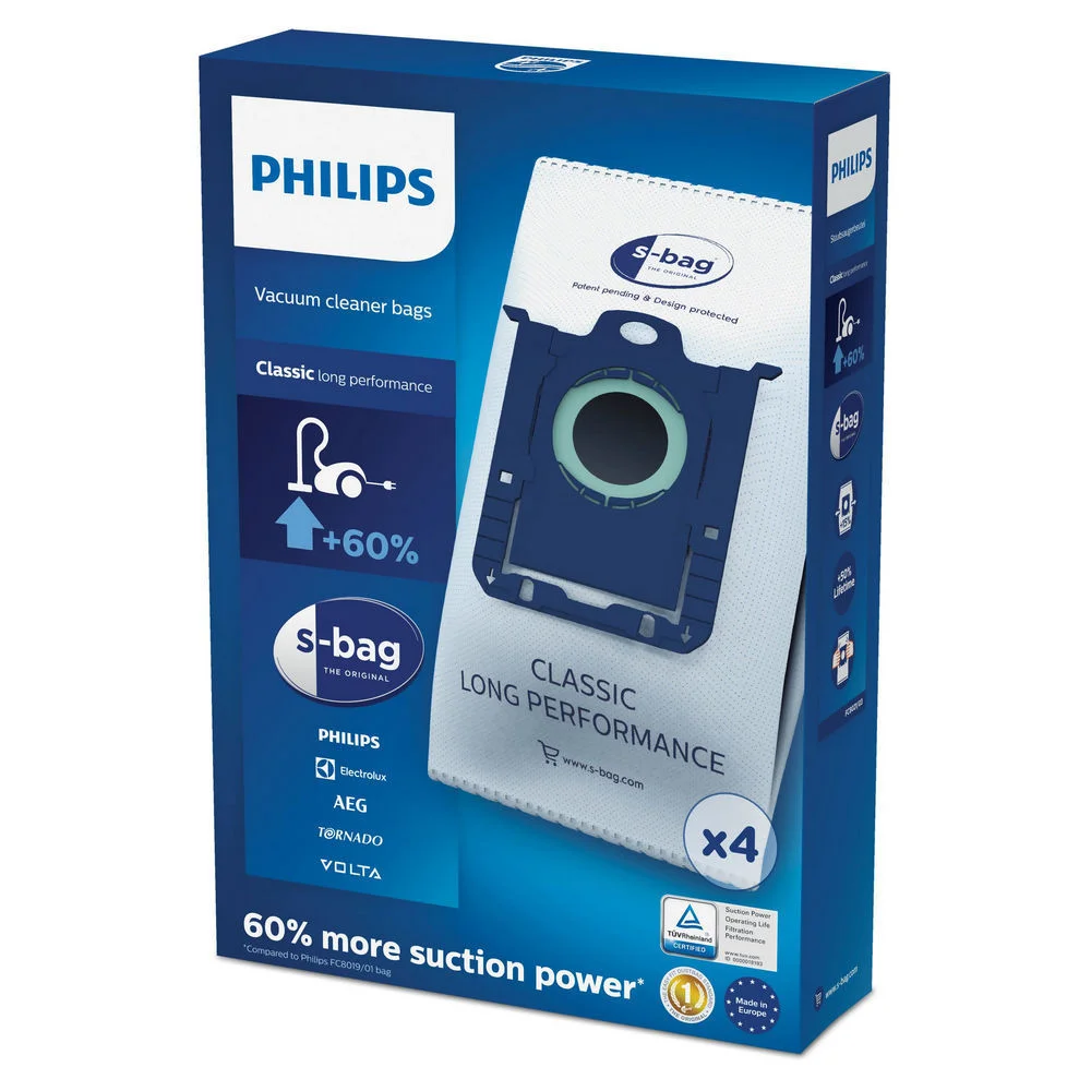 Philips s bag 4 x Staubsaugerbeutel Staubsauger & Reiniger