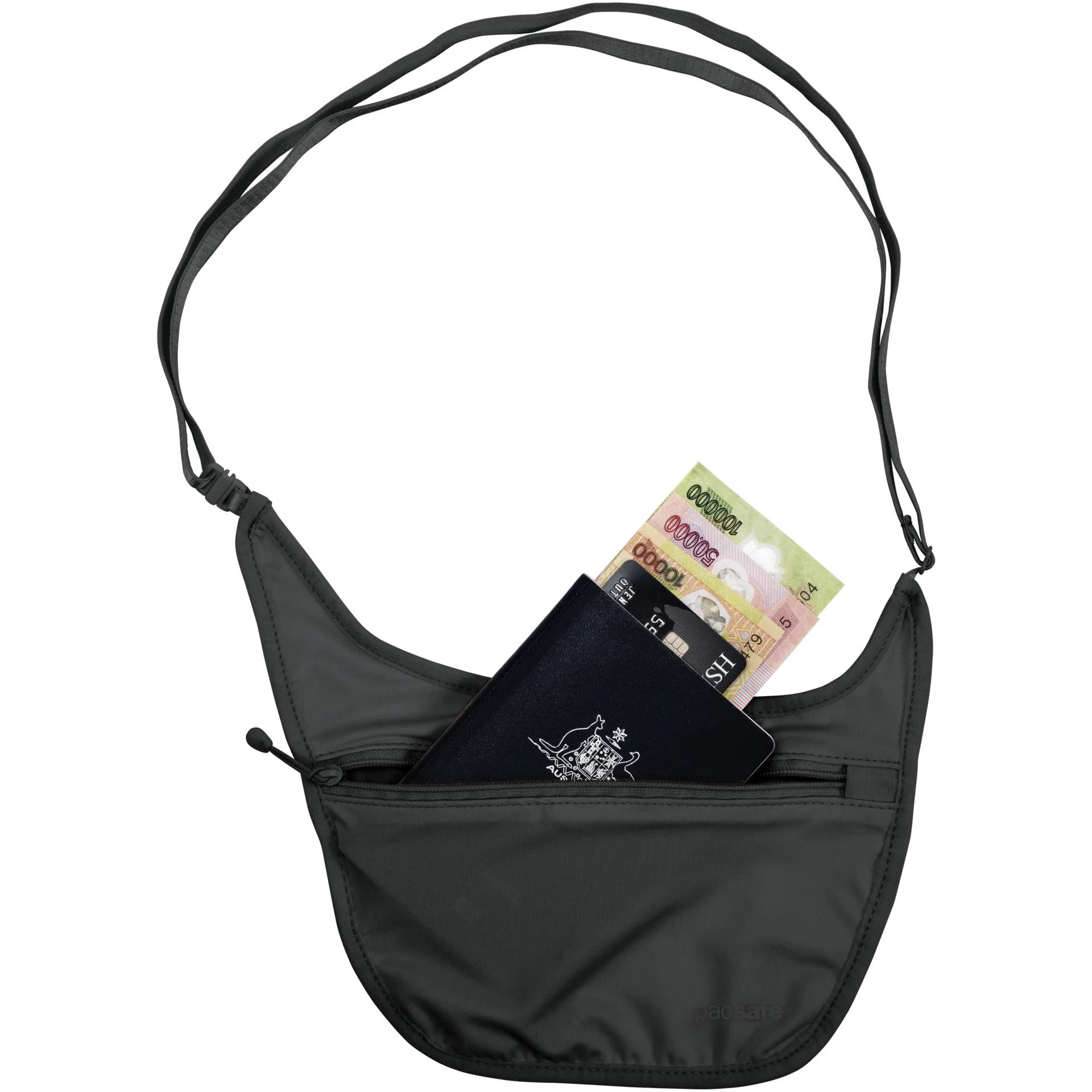Pacsafe Coversafe S80 geheime Umhaengetasche black Taschen & Rucksaecke