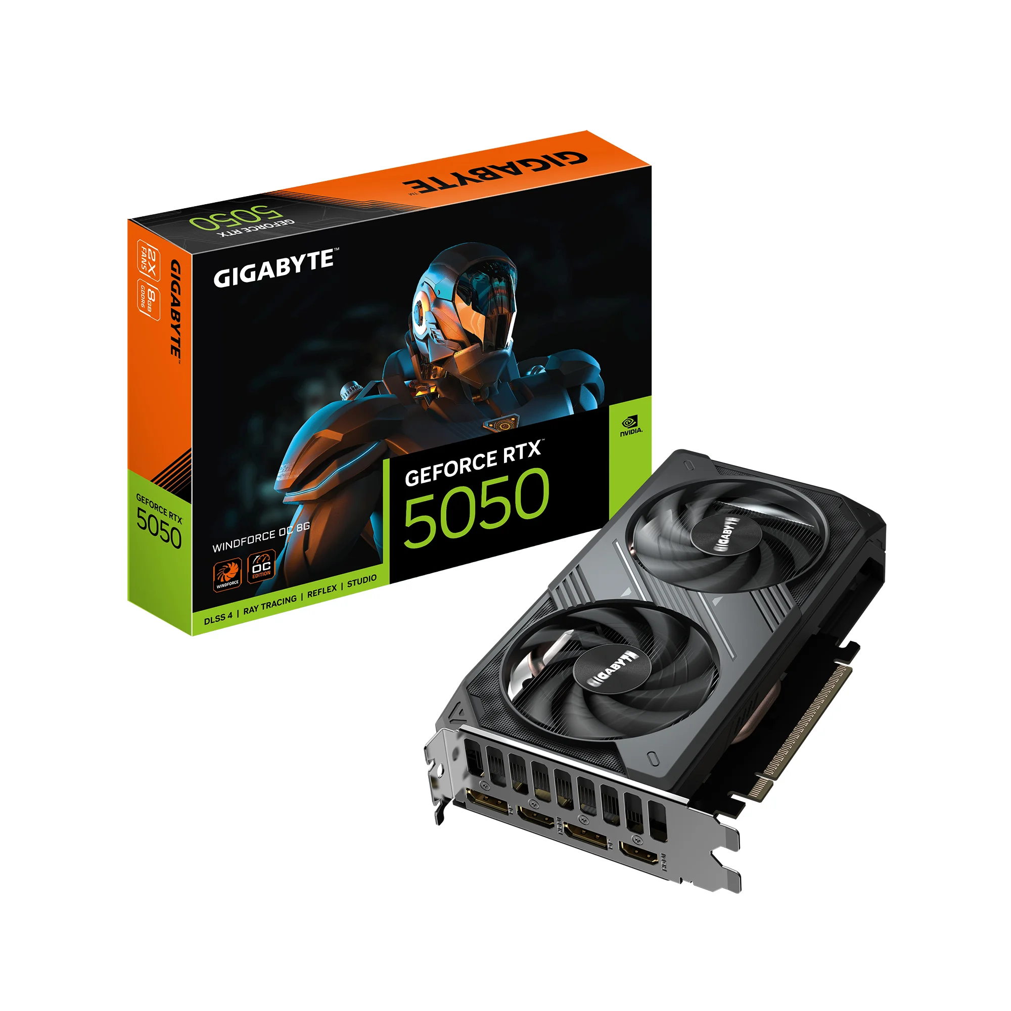 Gigabyte RTX 5050 8GB WINDFORCE OC GDDR6 PC-Zubehoer