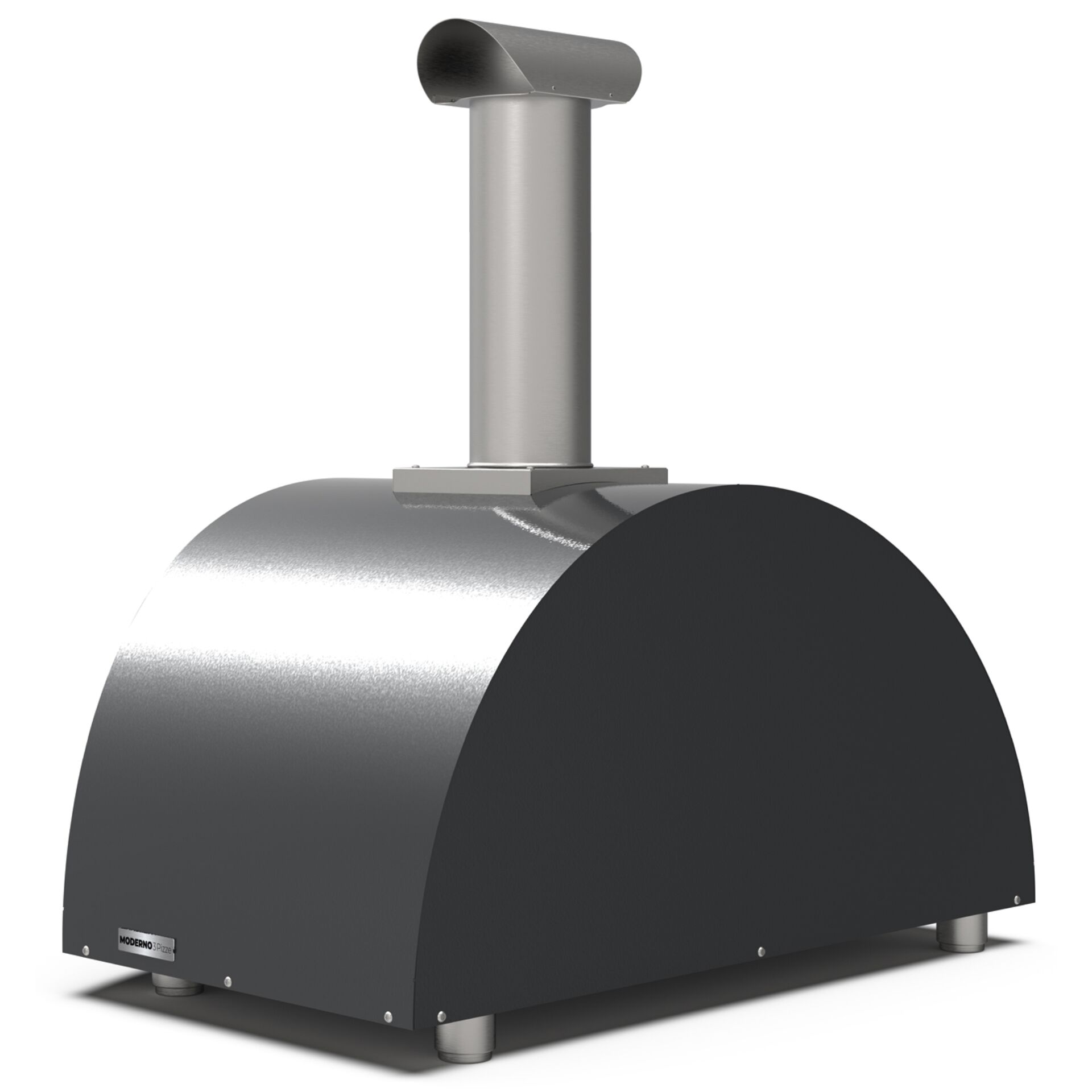 Alfa Forni Moderno 3 Pizze Holz Schiefer Grau Grills