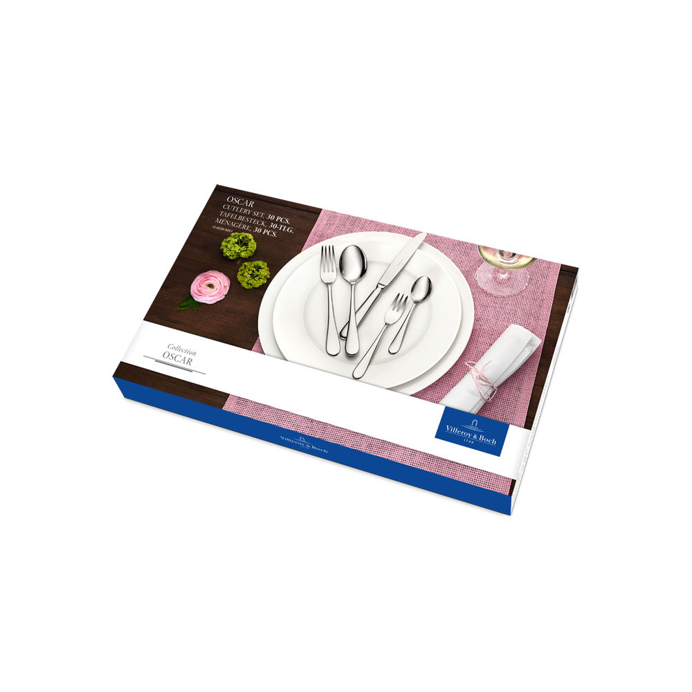 VILLEROY BOCH Tafelbesteck Oscar  30 tlg  Besteck & Aufbewahrung