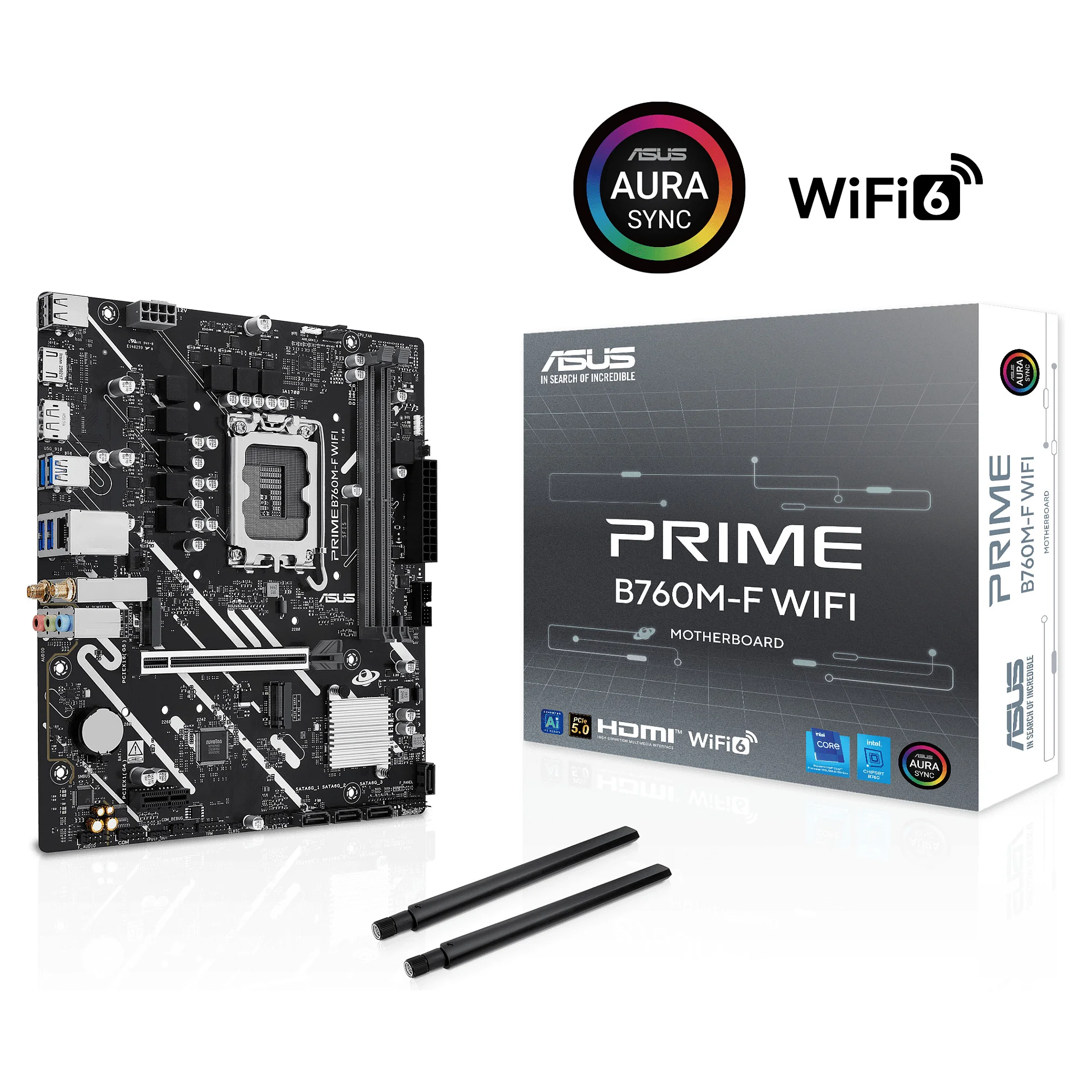 ASUS PRIME B760M F WIFI Intel B760 LGA 1700 micro ATX PC-Komponenten
