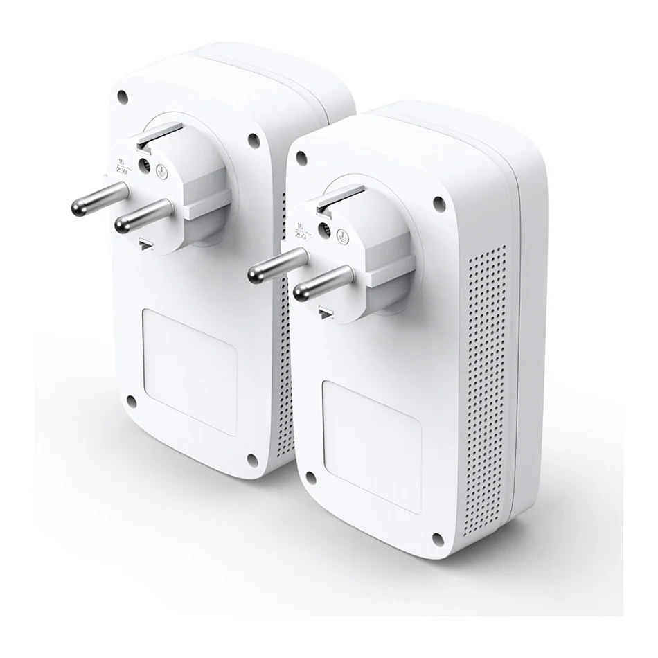 TP Link AV1300 Gigabit Powerline Adapter KIT mit Steckdose Netzwerk-Adapter / Netzwerk-Karten