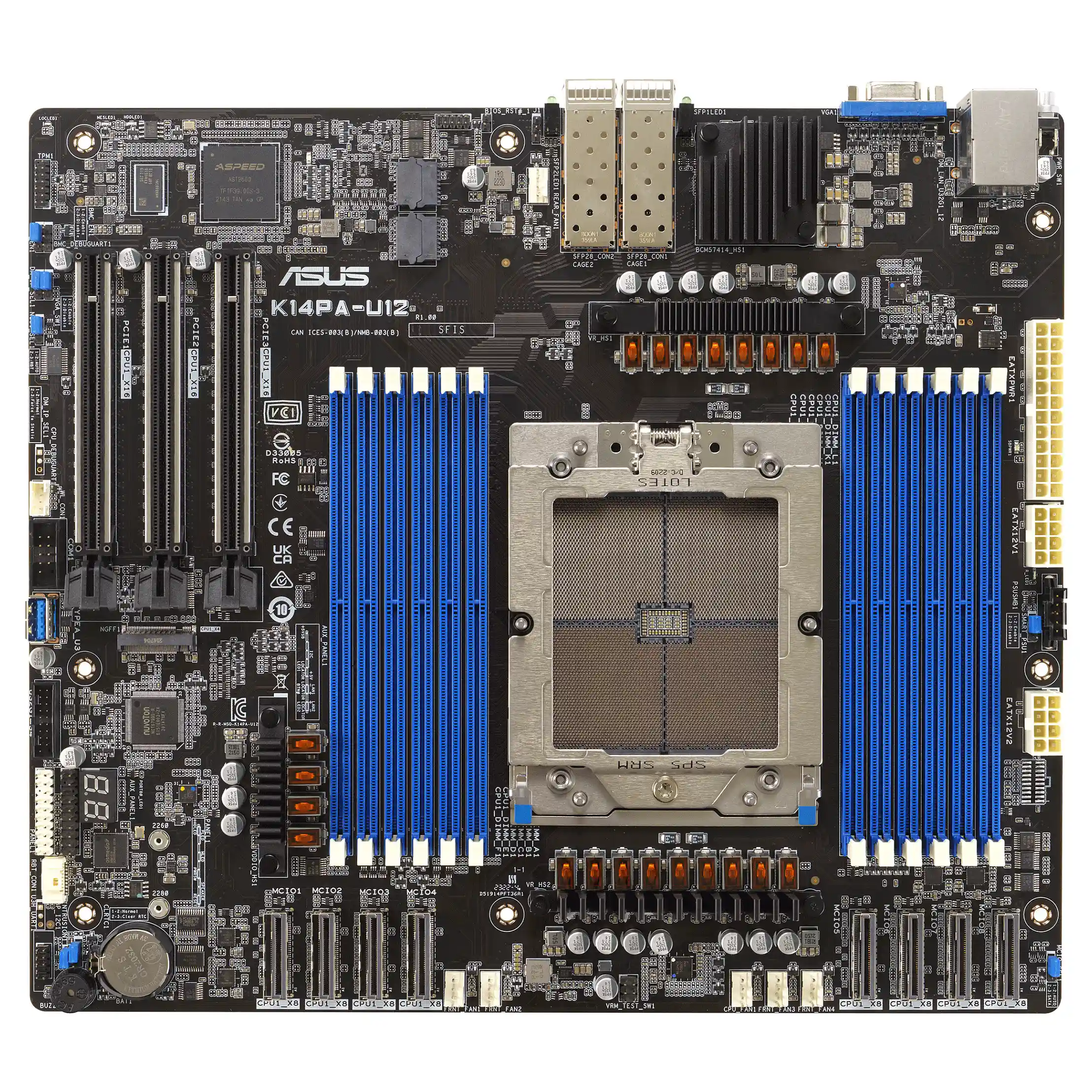 ASUS K14PA U12 ASMB11 Socket SP5 SSI CEB PC-Zubehoer