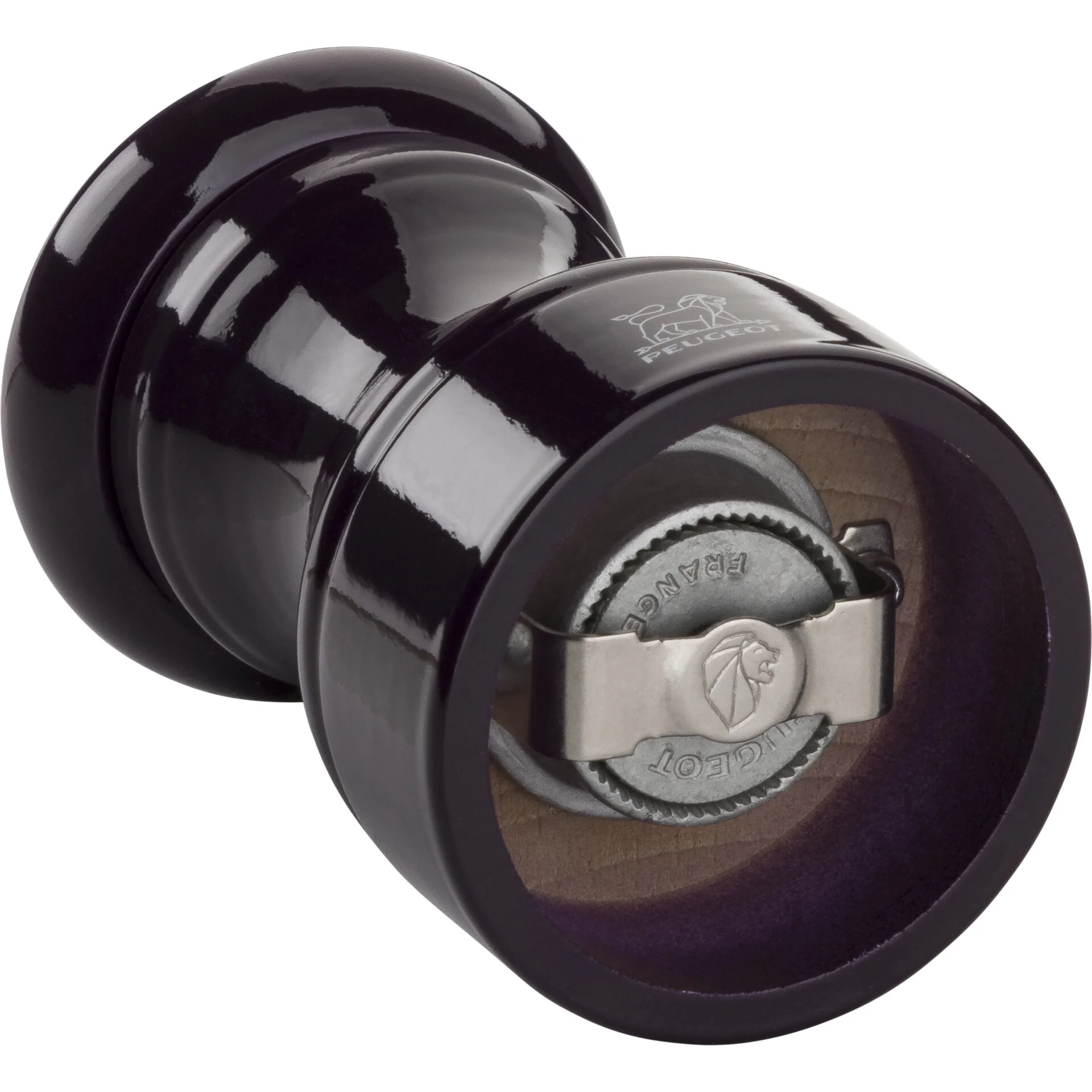Peugeot Bistro Pfeffermuehle 10 cm Aubergine lackiert Holz Mixer & Zerkleinerer