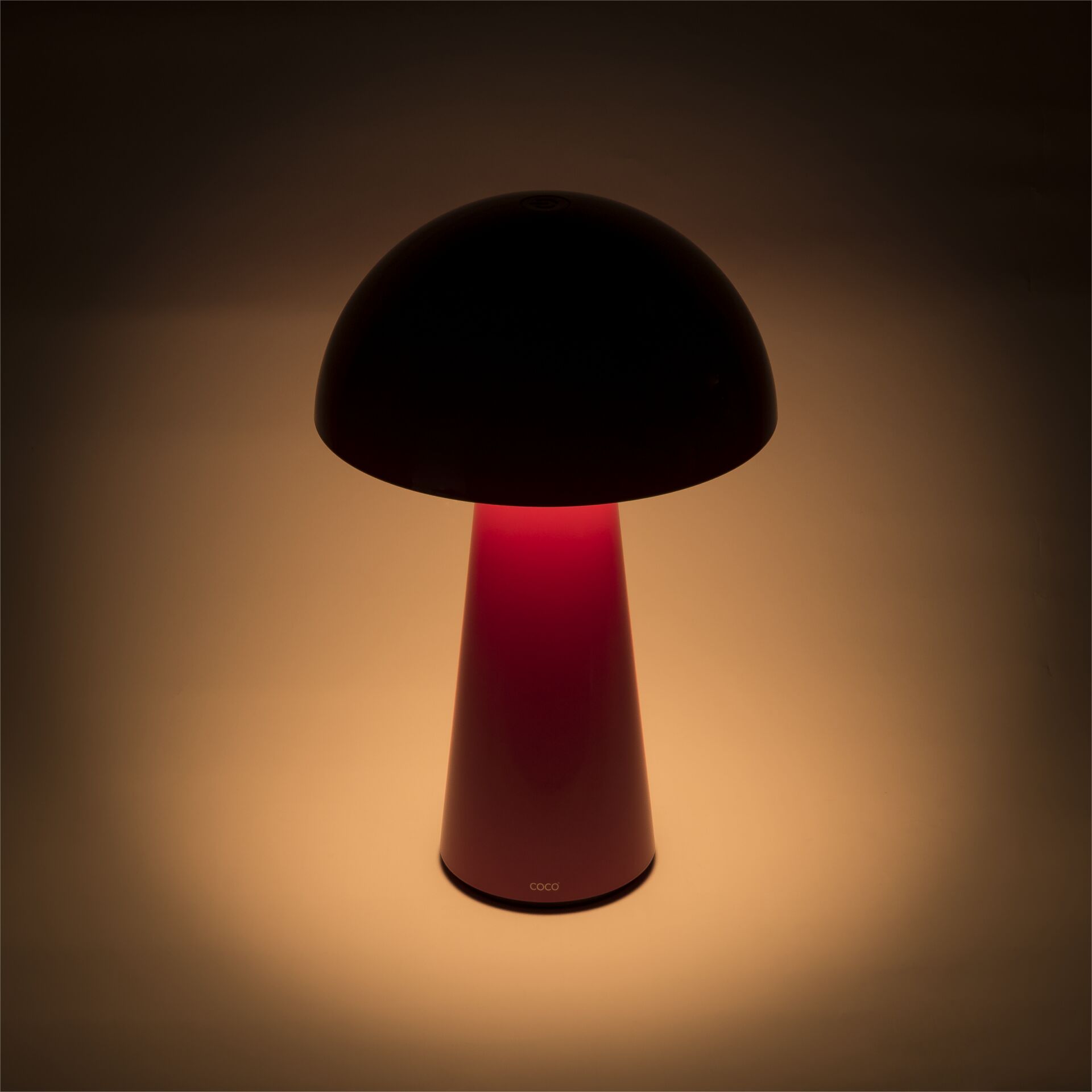 Century LED Tischlampe COCO rot 1 5W 2700K 100 Lumen Dimm  IP44 Saugroboter