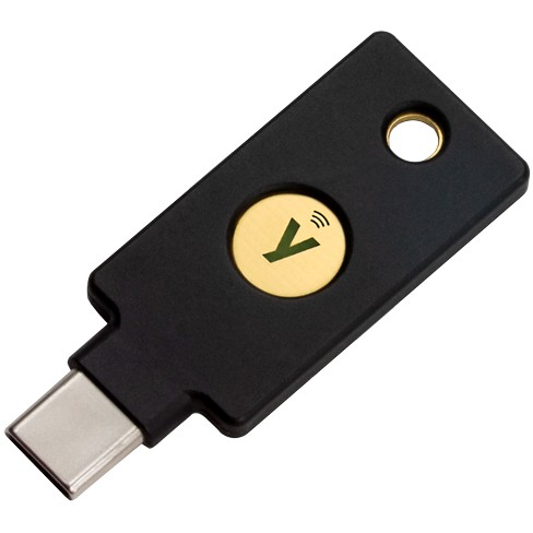 YUBICO YubiKey 5C NFC   USB C Sicherheitsschluessel PC-Zubehoer