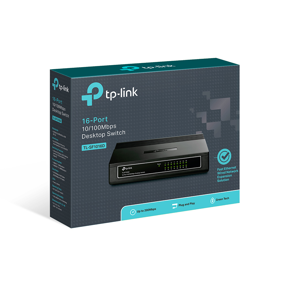 TP Link 16P SF1016D Netzwerk