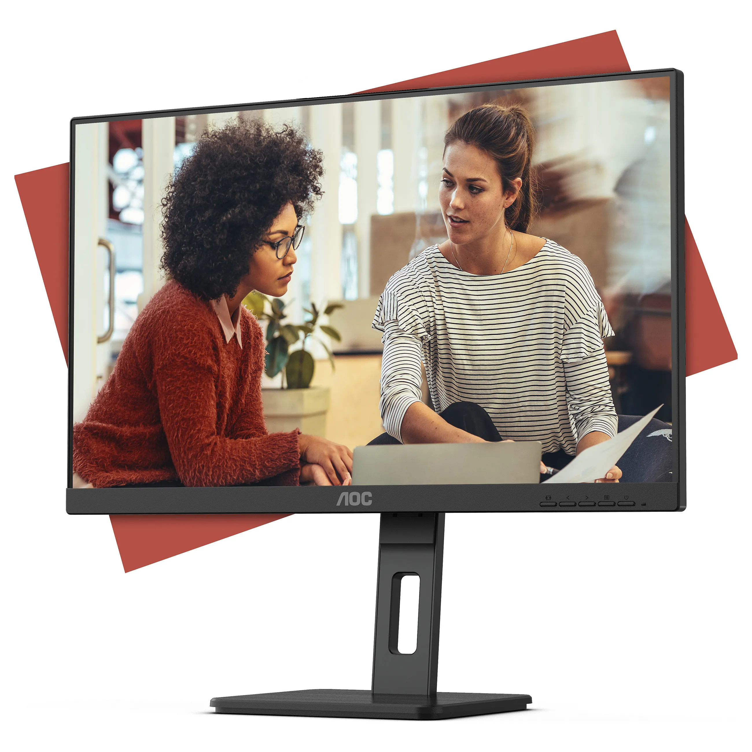 AOC 60 5cm  24Zoll 24E3QAF Full HD IPS 4ms HDMI VGA DP LS Black Monitore