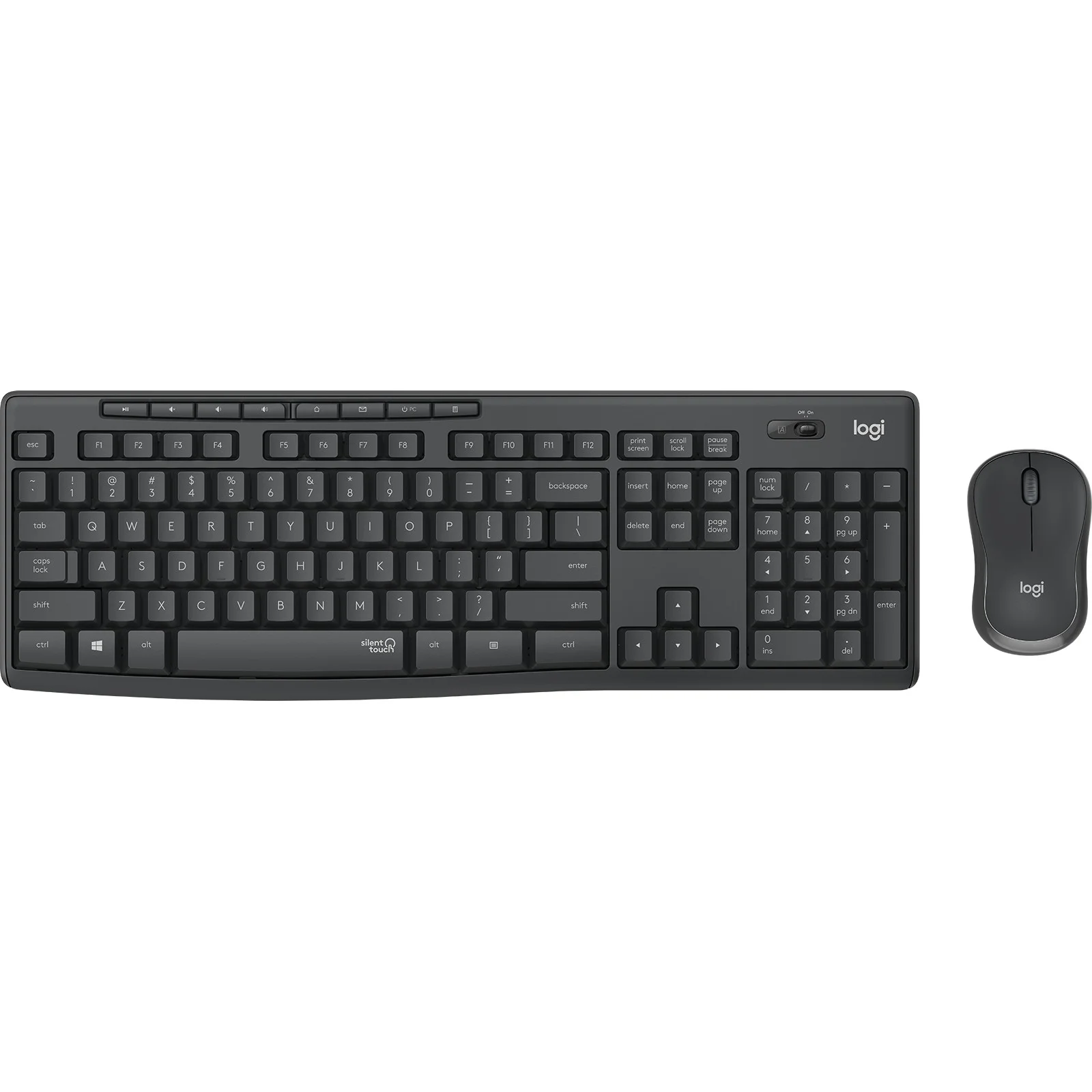 Logitech MK295 Silent wireless Combo black QWERTZ DE Tastaturen & Maeuse