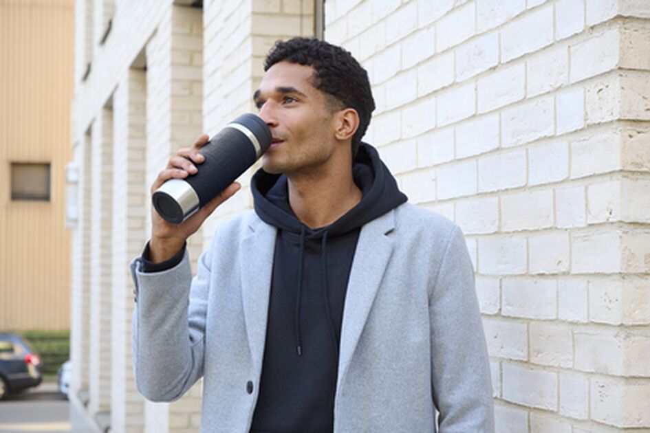 Emsa Isolierbecher Travel Mug  0 5 Liter  schwarz Zubehoer Kaffeemaschinen