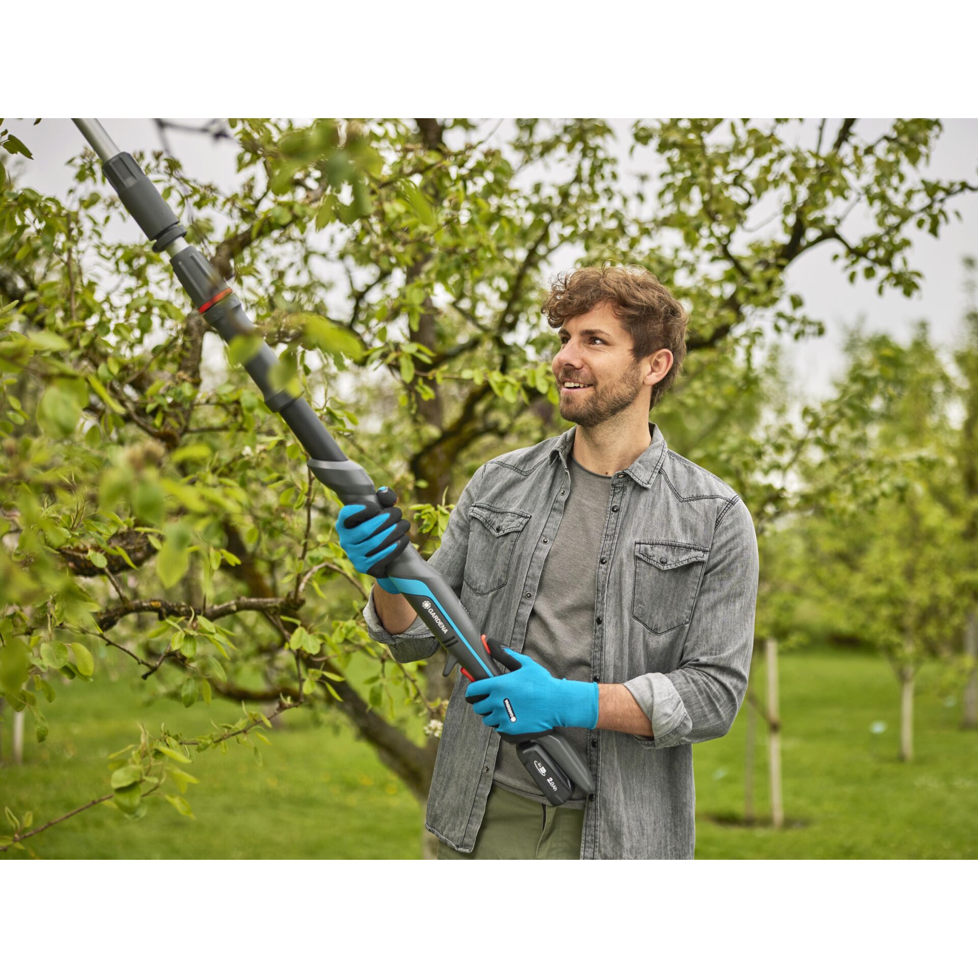 GARDENA Akku Teleskop Baumschere HighCut 25018V P4A solo Garten- & Baumscheren