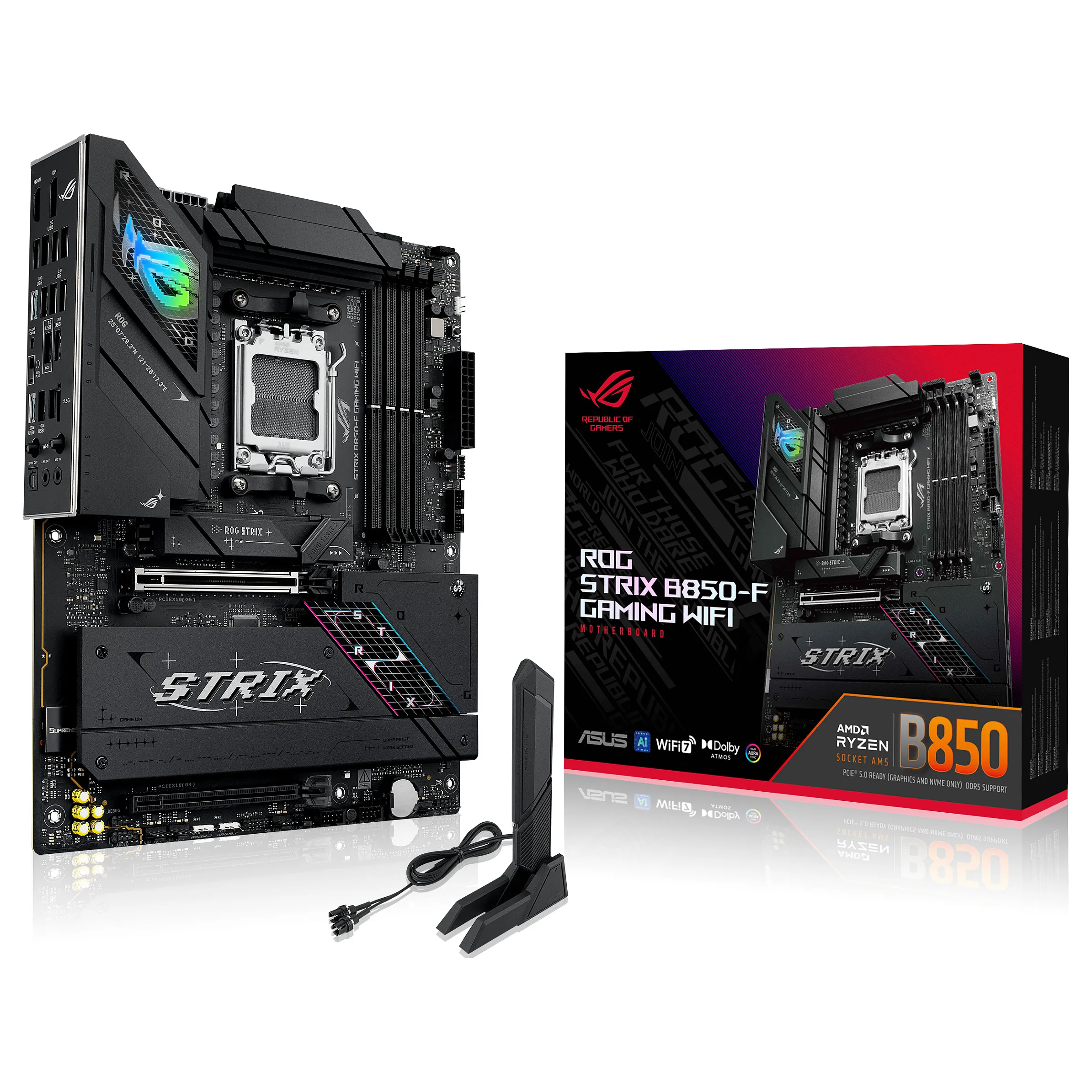 ASUS ROG STRIX B850 F GAMING WIFI AMD B850 Sockel AM5 ATX PC-Zubehoer