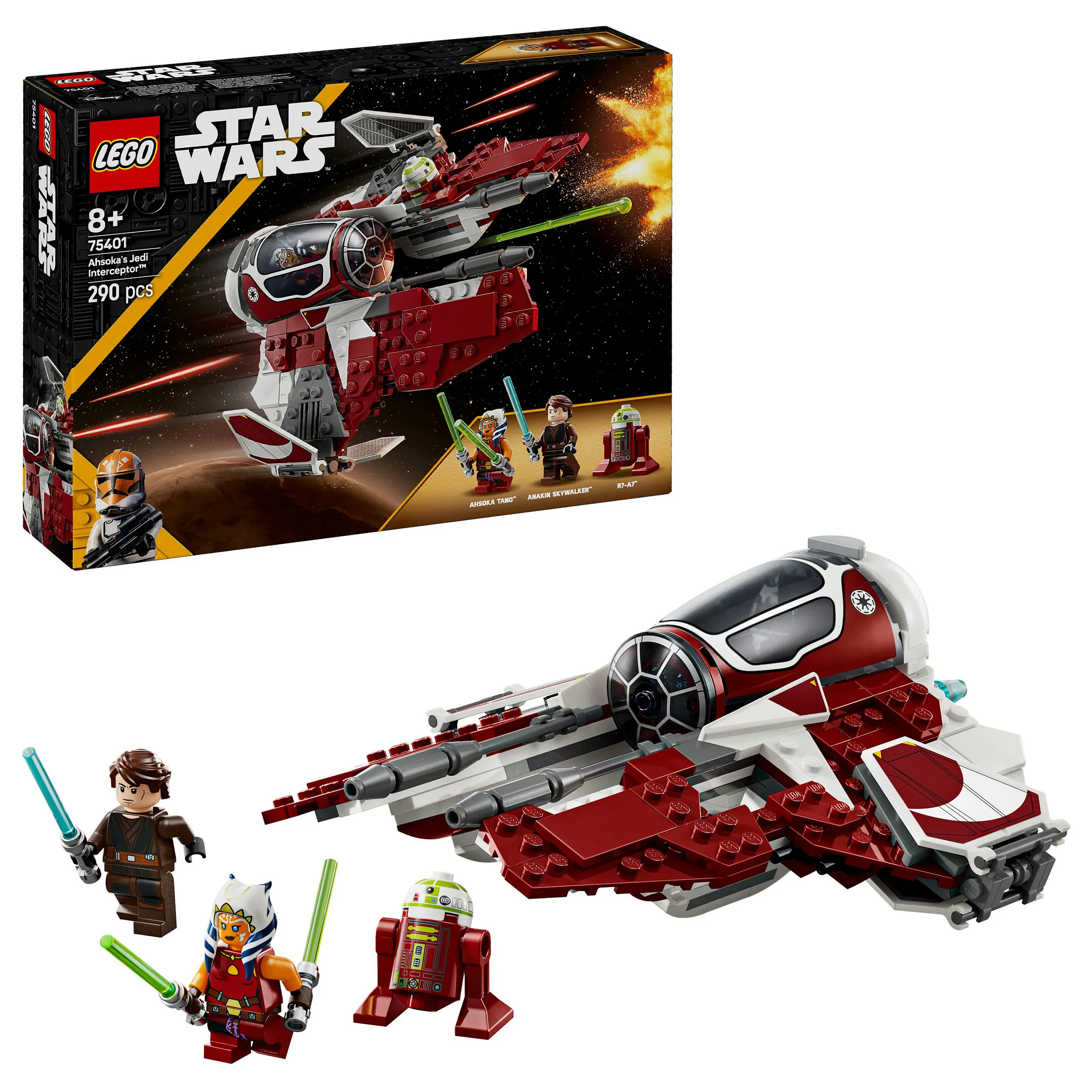 LEGO Star Wars Ahsokas Jedi Interceptor 75401 Spielwaren