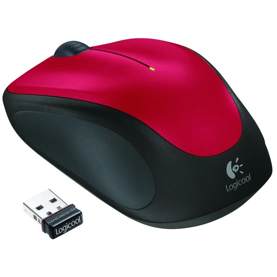 Logitech M235 wireless red Tastaturen & Maeuse