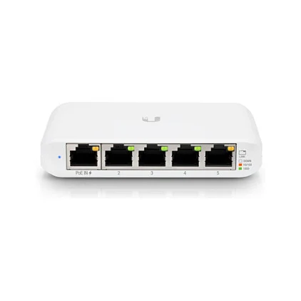 Ubiquiti UniFi USW Flex Mini Switch 5 Port PoE    Kompaktes Netzwerkgeraet Switches