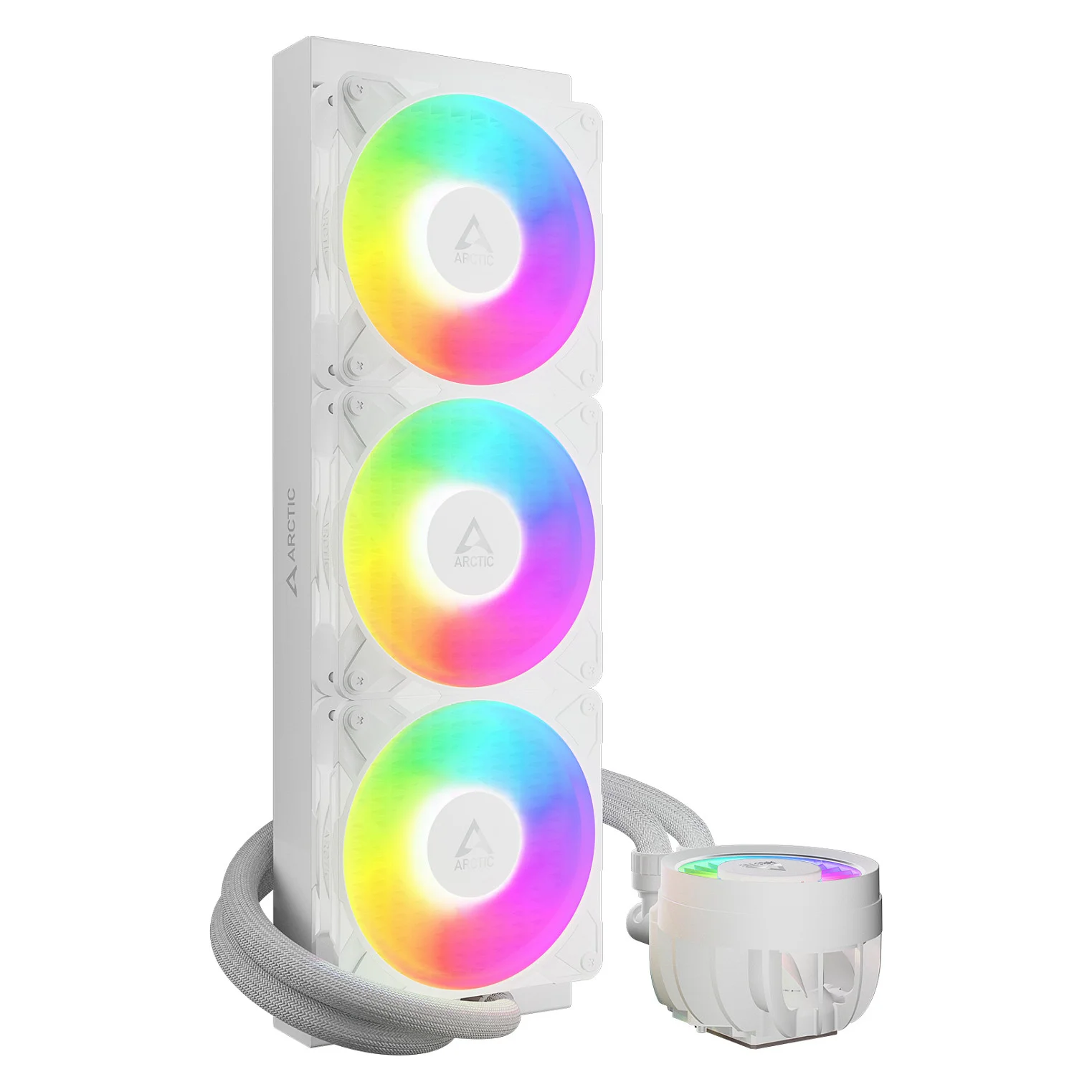ARCTIC k cooler wasserkuehlung  liquid freezer iii pro 360 argb white PC-Zubehoer