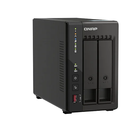 QNAP TS 253E NAS Tower Intel  Celeron  J6412 8 GB 0 TB QNAP QTS Schwarz Netzwerk