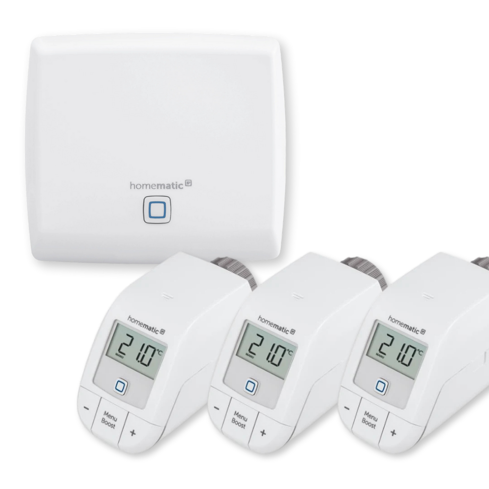 Bundle Homematic IP Access Point   3x Heizkoerperthermostat Heizkoerperthermostate Heizungssteuerung