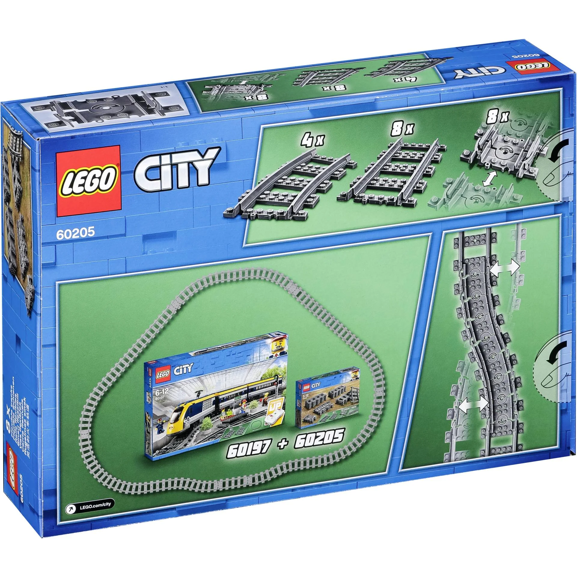 LEGO City 60205 Schienen und Kurven