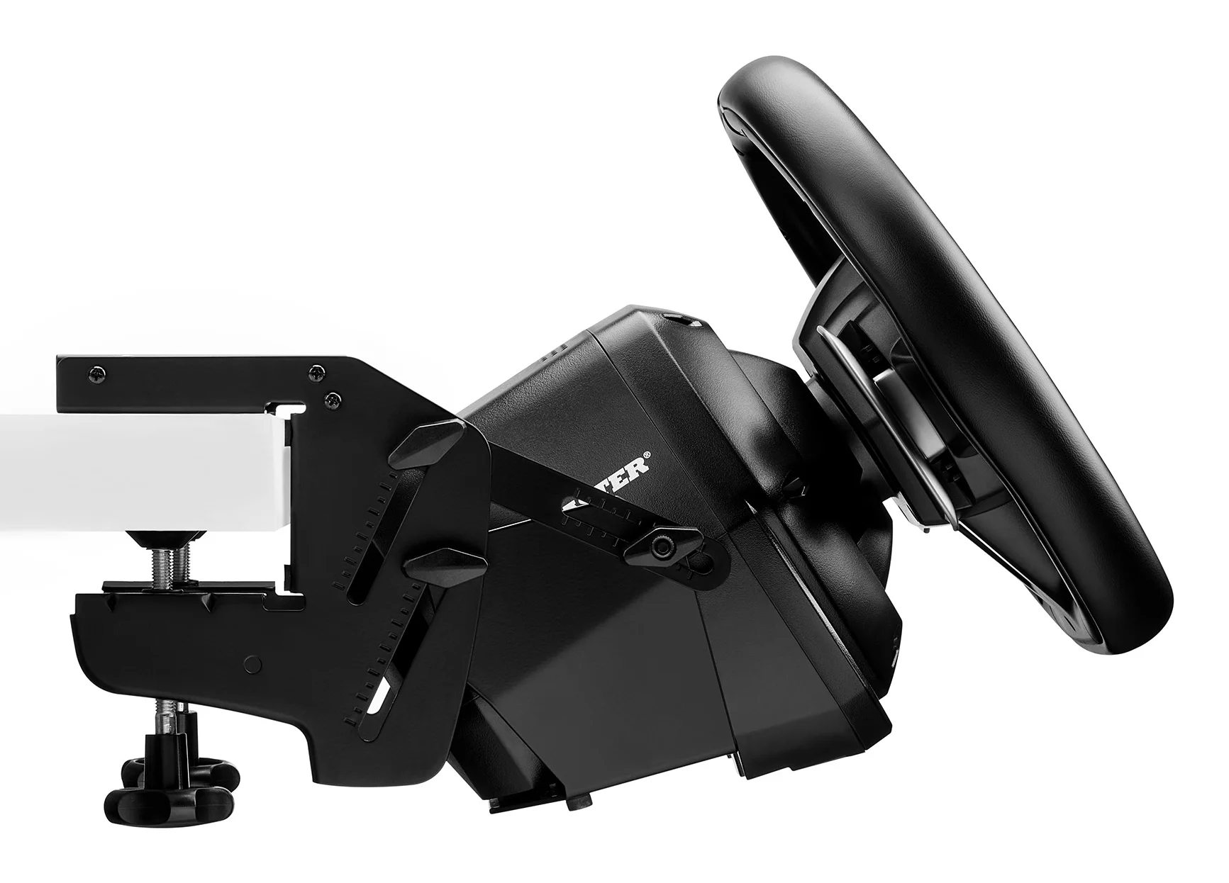Thrustmaster SimTask Steering Kit  Lenkradhalterung Und Lenkradknauf Fuer Fahrsimulationen Mit Schweren Fahrzeugen  Kompatibel Mit  Rennlenkraedern T128 Und T248 Zubehoer Gaming