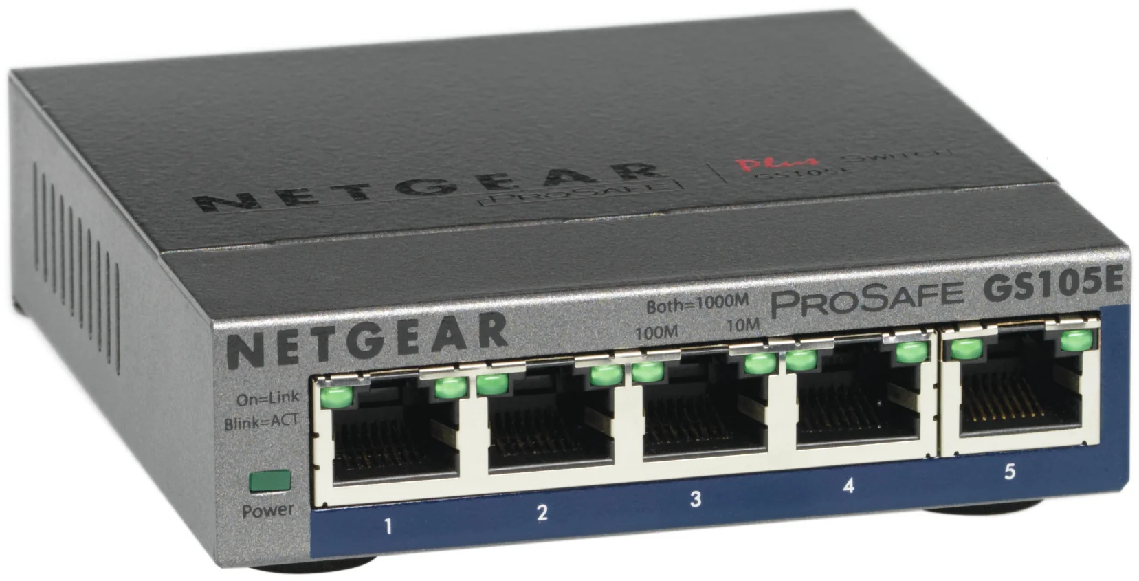 NETGEAR GS105E 200PES Netzwerk Switch Managed L2 L3 Gigabit Ethernet  10 100 1000  Grau Switches Netzwerk