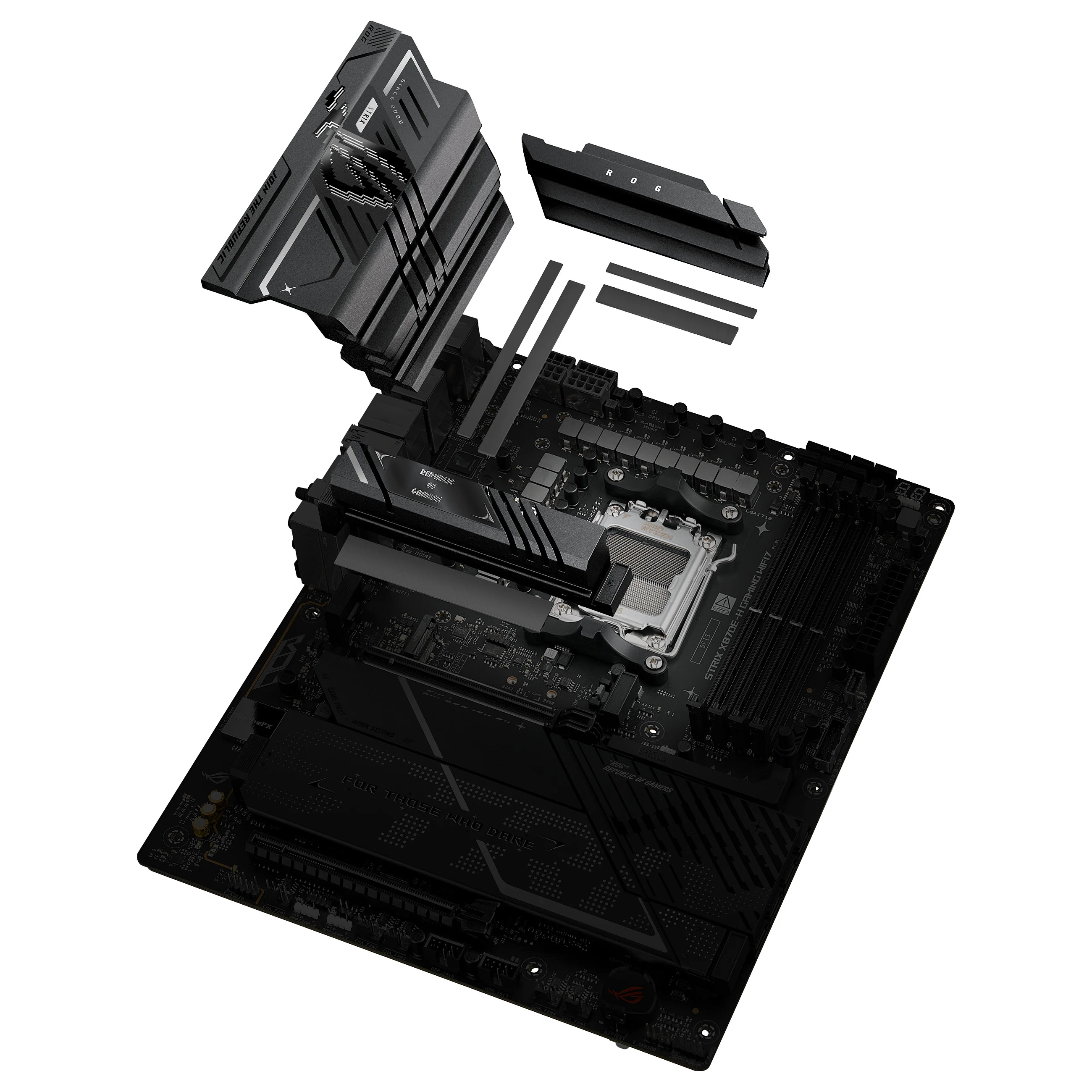 ASUS ROG STRIX X870E H GAMING WIFI7 AMD X870E Sockel AM5 ATX PC-Komponenten