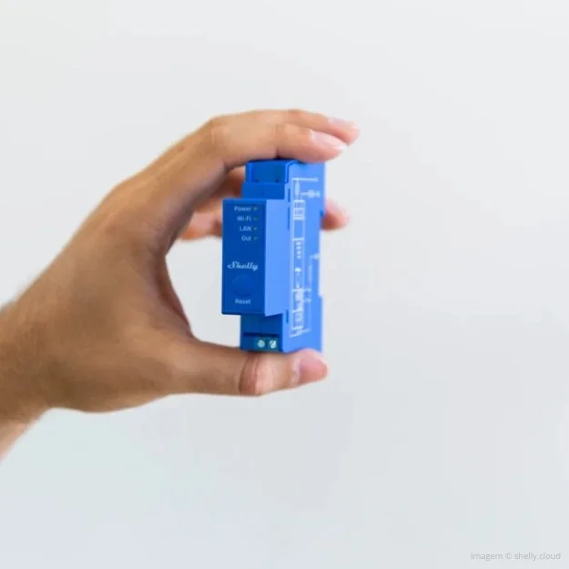 Shelly Relais ZollPro 1Zoll WLAN LAN Max  16A 1 Kanal 1 Phase BT DIN Rail Smart Home