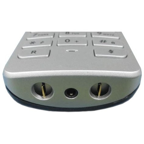 Yealink SIP W56H DECT Telefon Mobilteil Anrufer Identifikation Schwarz Silber
