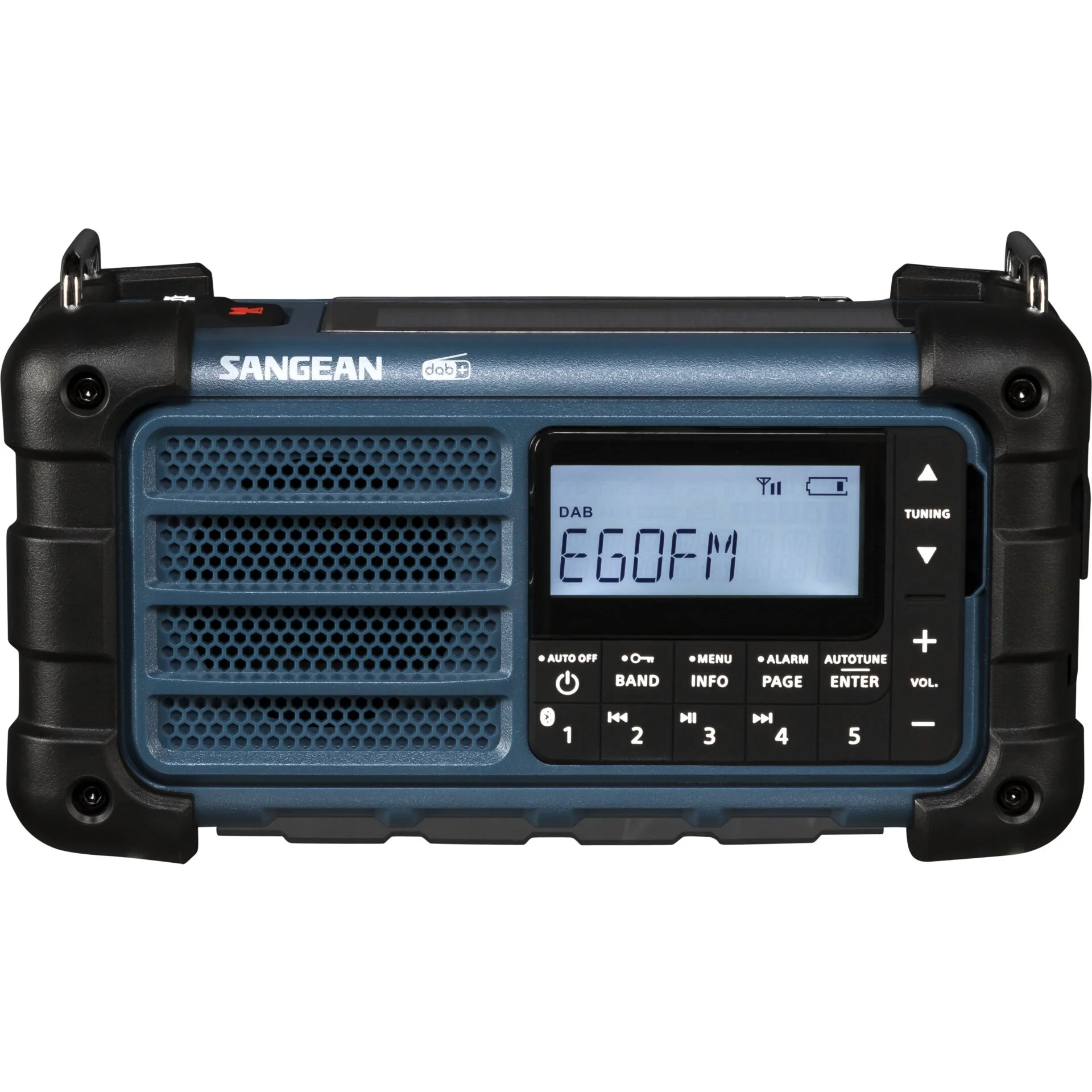 Sangean MMR 99 DAB blau NotfallKurbelSolar Radio Video & Audio