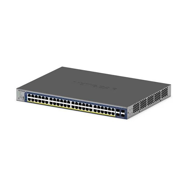 NETGEAR GS752TXP Managed L2 L3 L4 10G Ethernet  100 1000 10000  Power over Ethernet  PoE  Schwarz Switches
