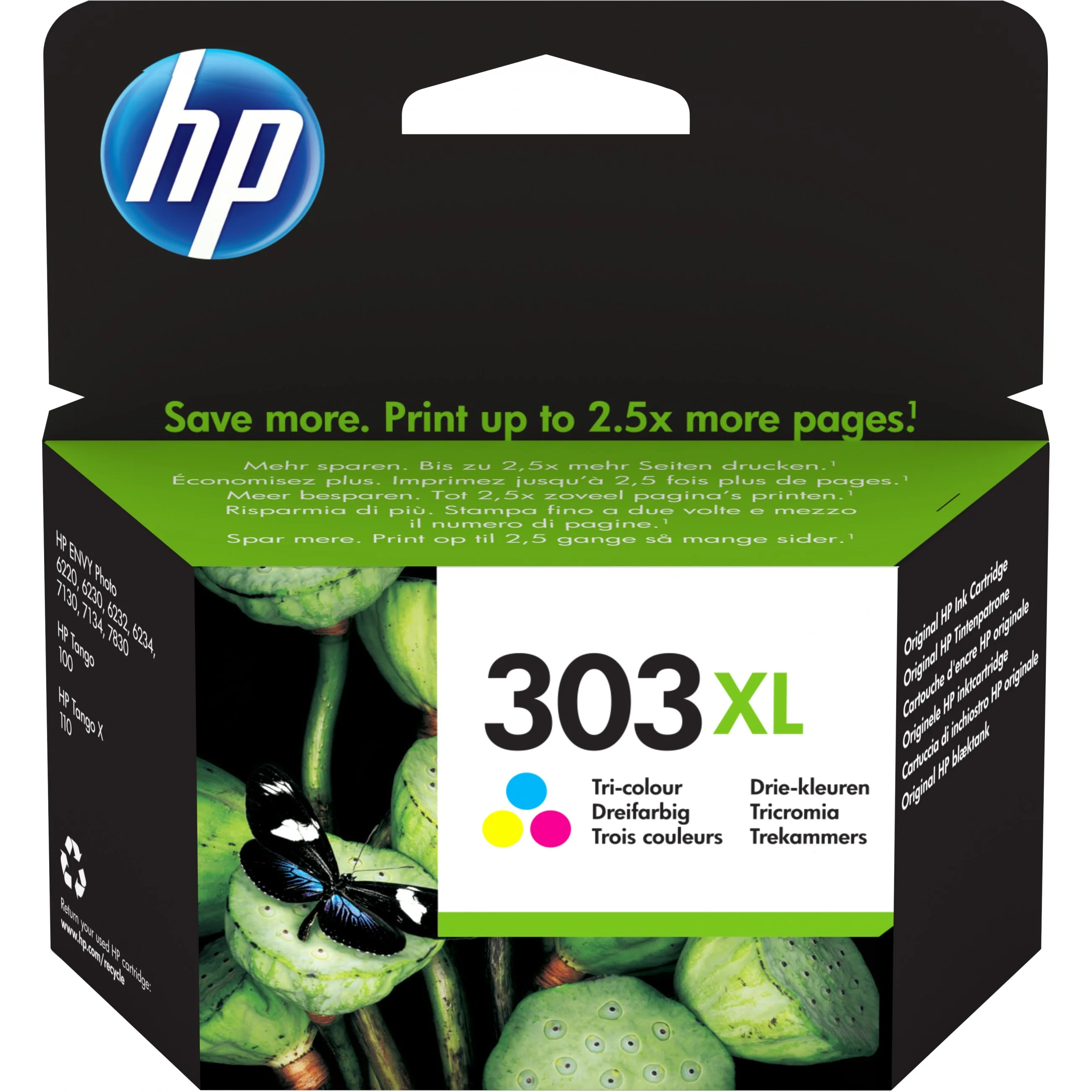HP Tinte 303XL T6N03AE Color  Cyan Magenta Gelb  Drucker & Scanner