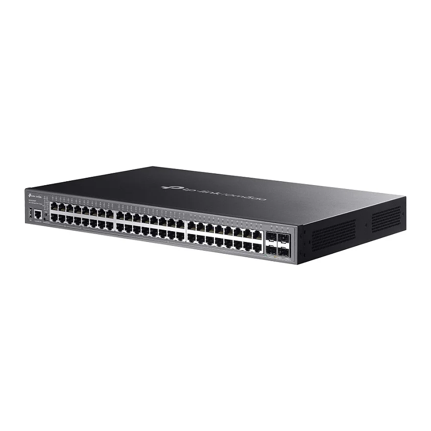 TP Link Omada SG5452XMPP Netzwerk Switch Managed L3 Gigabit Ethernet  10 100 1000  Power over Ethernet  PoE  Schwarz Switches