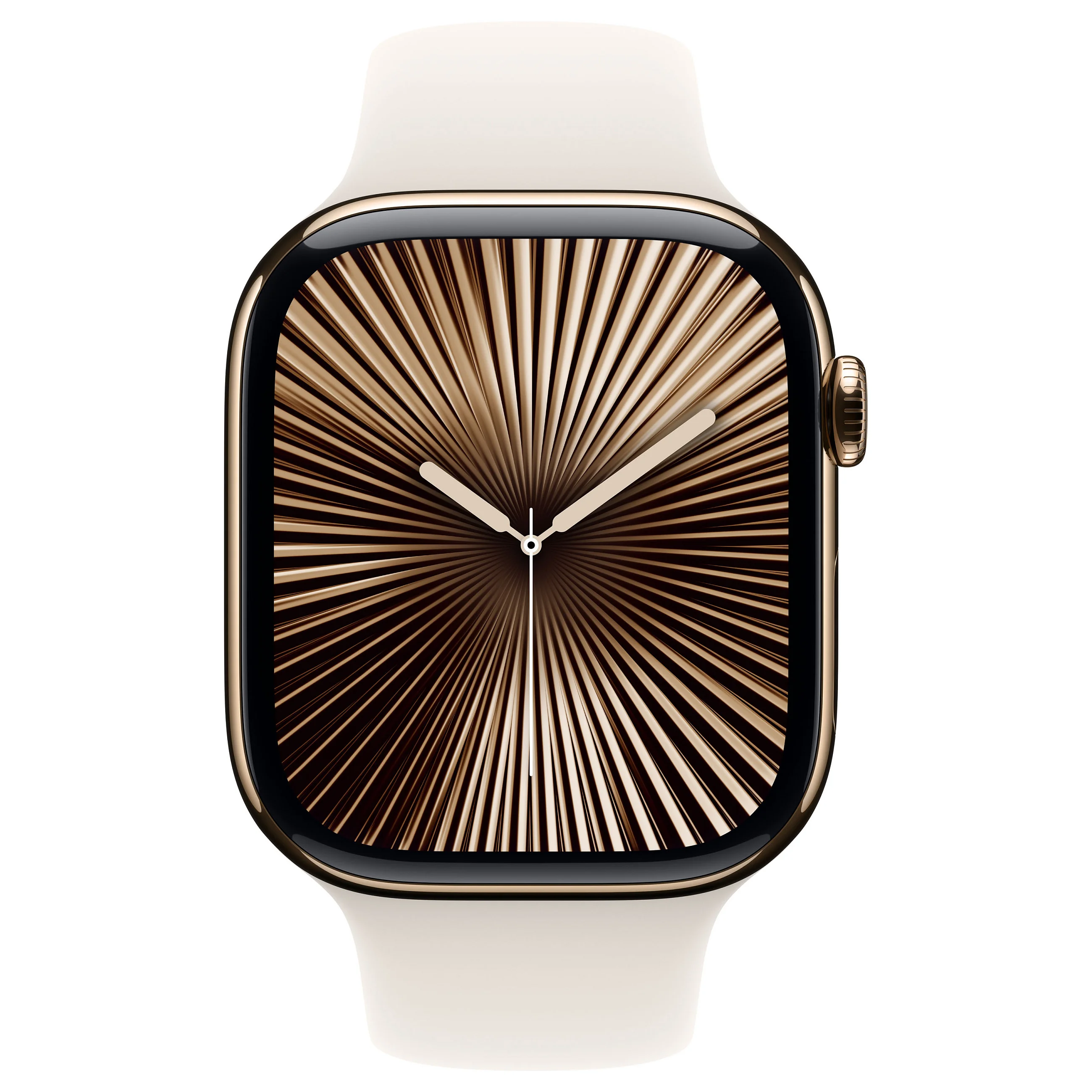 Apple watch series 10 gps   cellular 46mm gold titanium case with starlight sport band   m l Smartwatches & Fitnesstracker