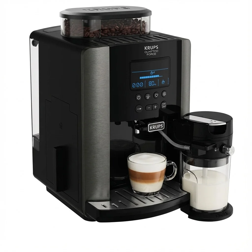 Krups Arabica EA819ECH Kaffeemaschine Vollautomatisch Espressomaschine 1 7 l Kuechenkleingeraete