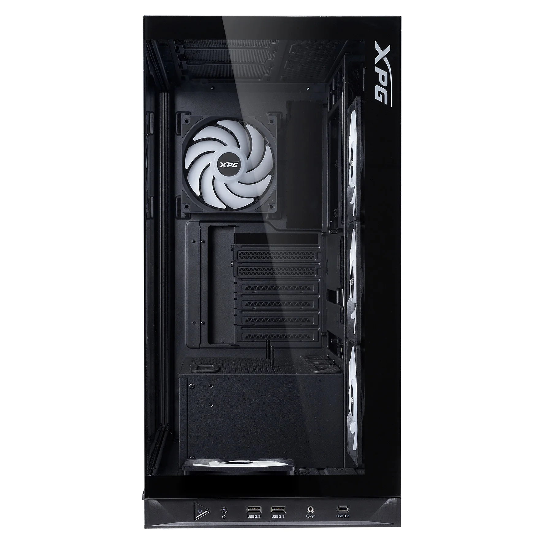 XPG INVADER X BTF MID TOWER GEHAeUSE Schwarz PC-Komponenten