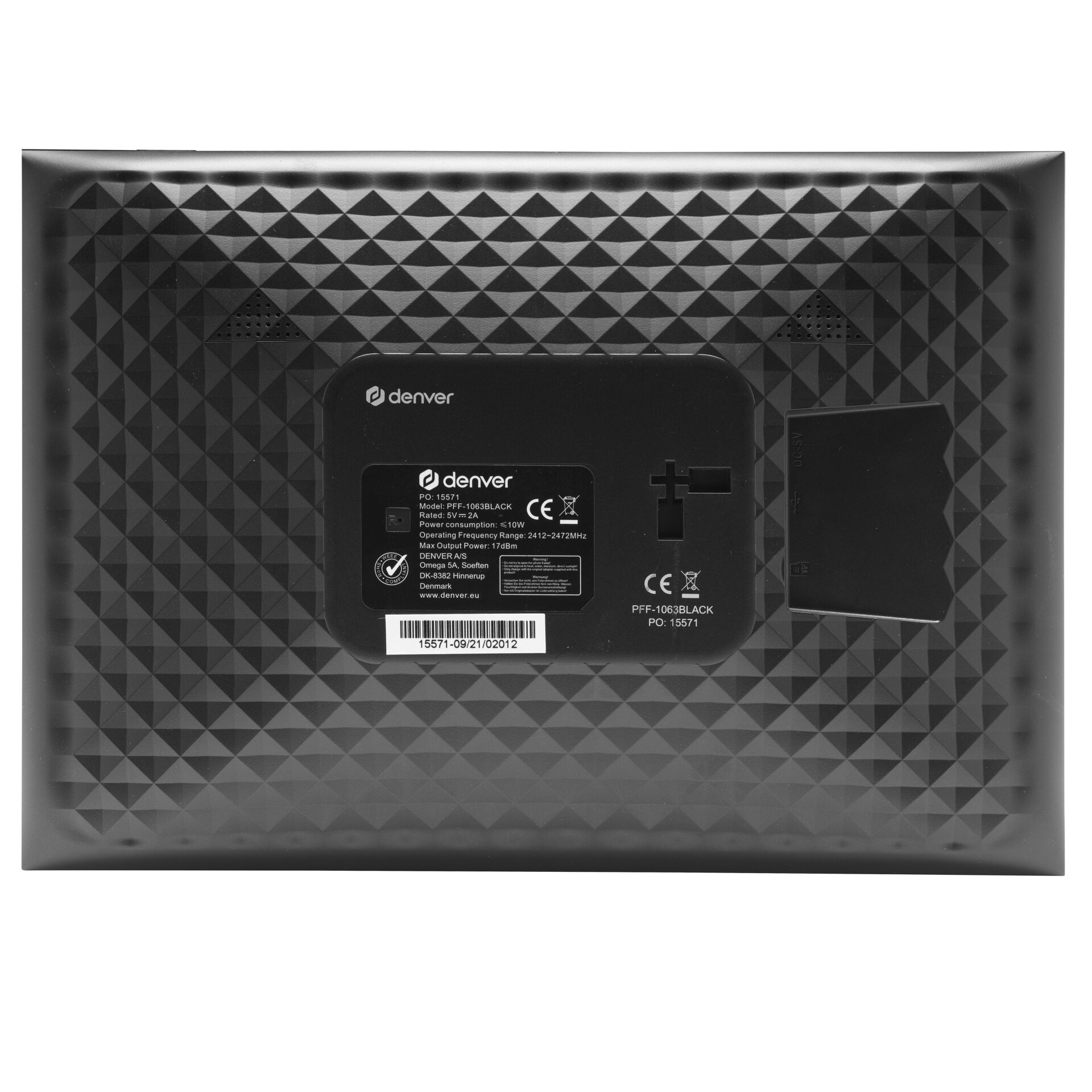 Denver Frameo PFF 1063 MKII schwarz 25 4cm  10 1   16GB Video & Audio