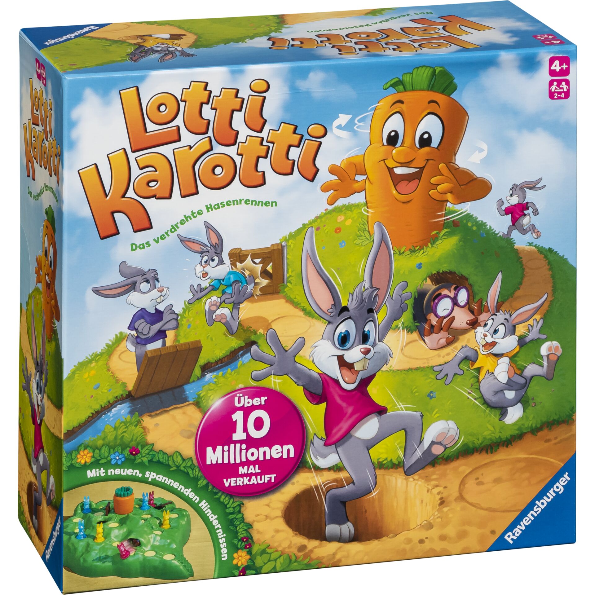 Ravensburger Lotti Karotti  Das verdrehte Hasenrennen Spielwaren