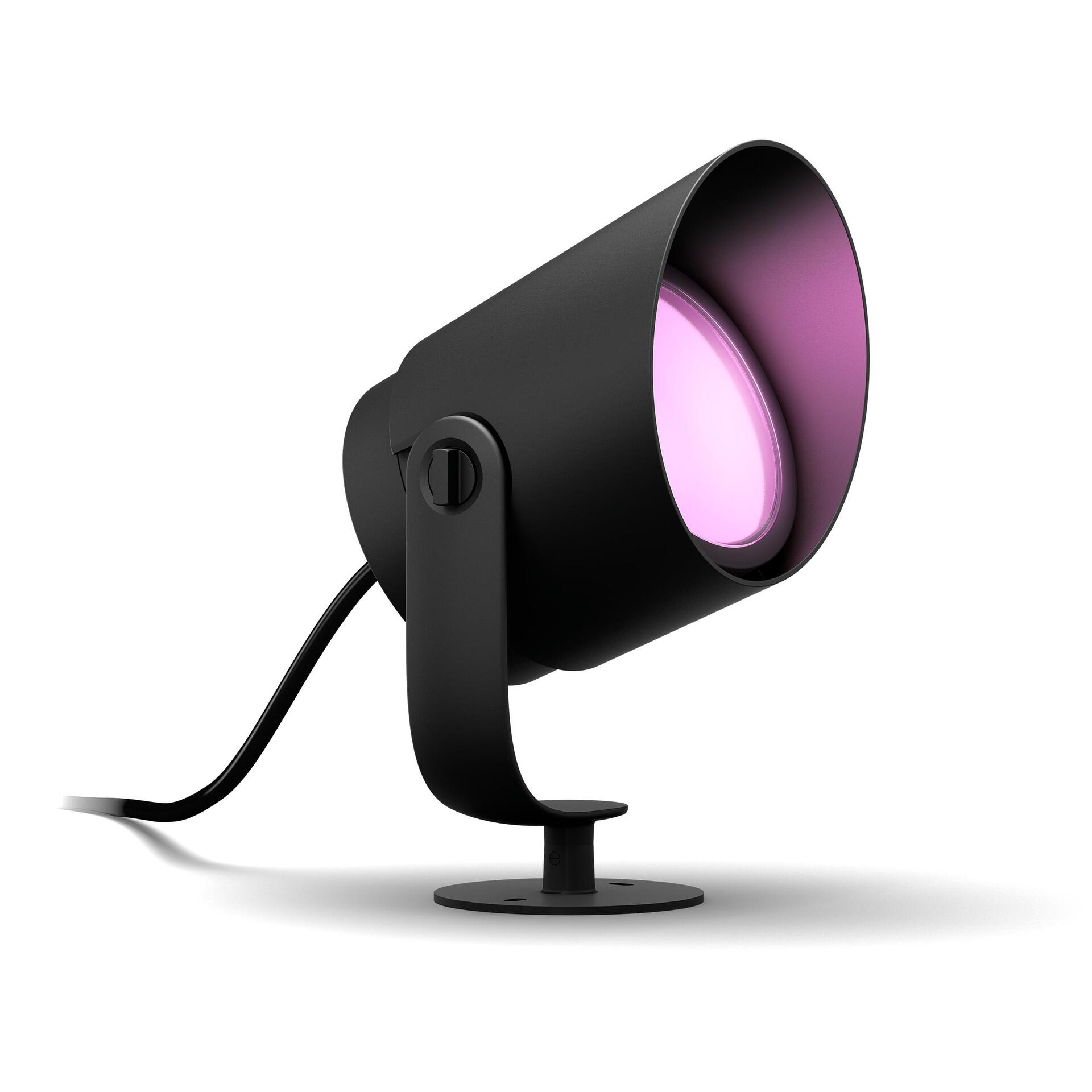Philips Hue White Col AmbLily XL Spot 1flg Schw NV Erweit Leuchtmittel & Lampen