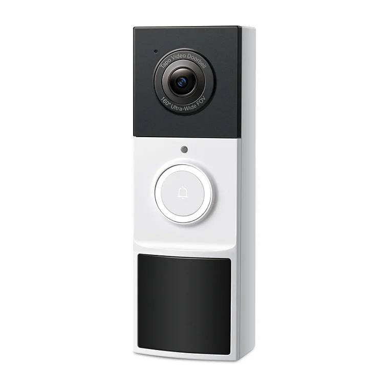 TP Link Tapo D210 Video Zugangssystem 3 MP Schwarz  Weiss Ueberwachungskameras