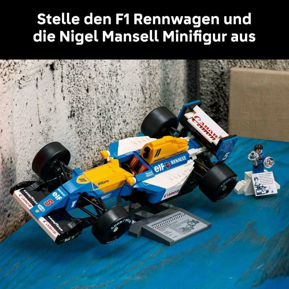 LEGO Icons Williams Racing FW14B mit Nigel Mansell 10353 Spielwaren