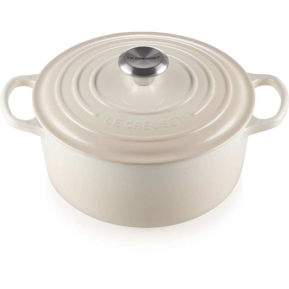Le Creuset Braeter Signature  rund  22 cm  Meringue Pfannen & Toepfe