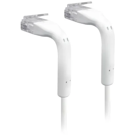 Ubiquiti UniFi Patchkabel 1m Weiss Netzwerkkabel Cat6 Kabel LAN Kabel Netzwerk-Kabel