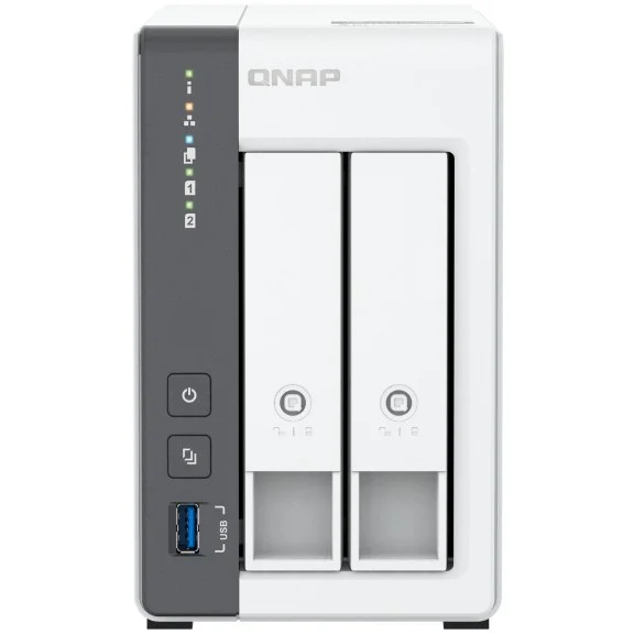 QNAP TS 216G NAS   Speicherserver Tower Cortex A Cortex A55 4 GB HDD Weiss Netzwerk