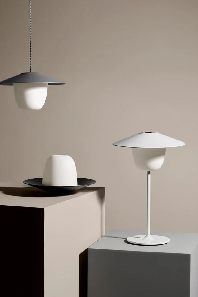 BLOMUS Mobile LED Leuchte Ani  weiss Leuchtmittel & Lampen