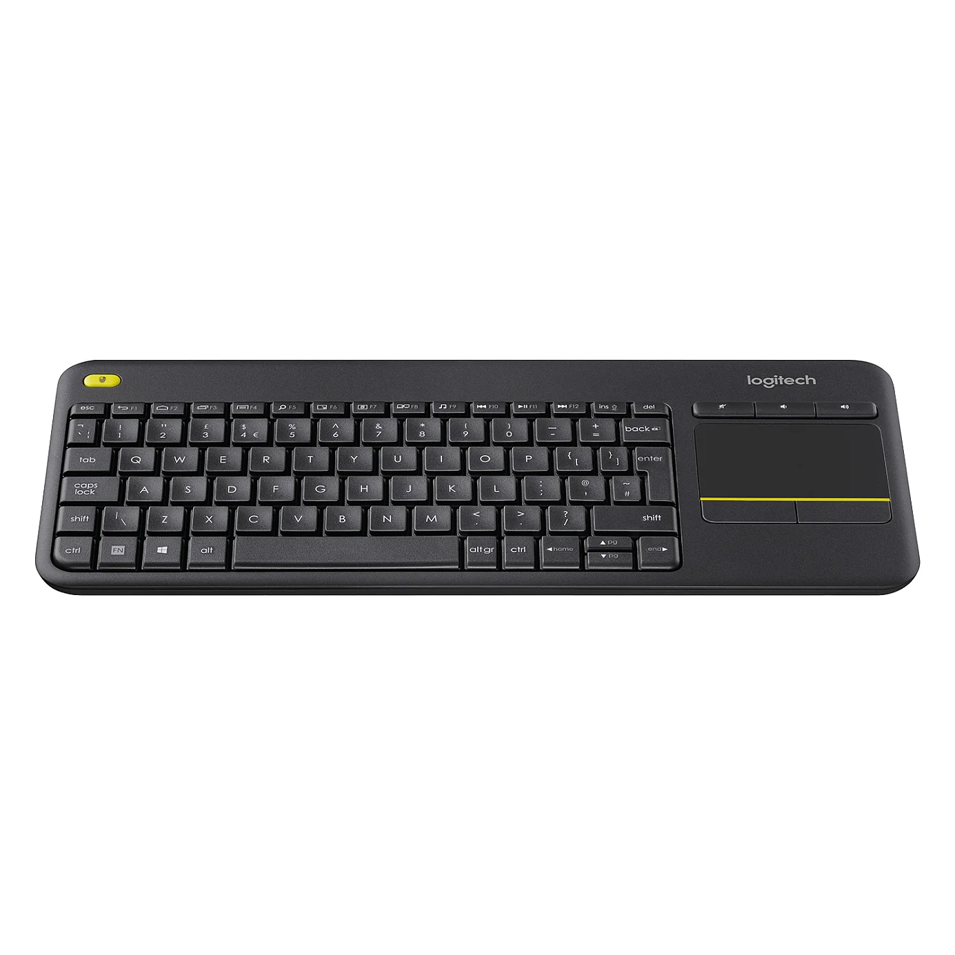 Logitech K400 Plus Wireless black QWERTY US Tastaturen & Maeuse